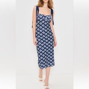 Free People Printed Got Glam Slip Dress